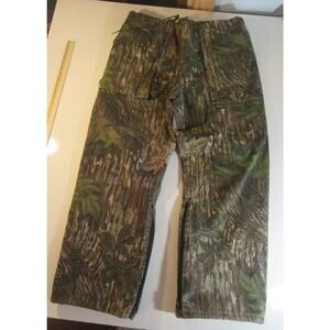 10X Rainwear Gore-Tex Pants Men XL 40-42 Camo Hunting Elastic Back Drawcord